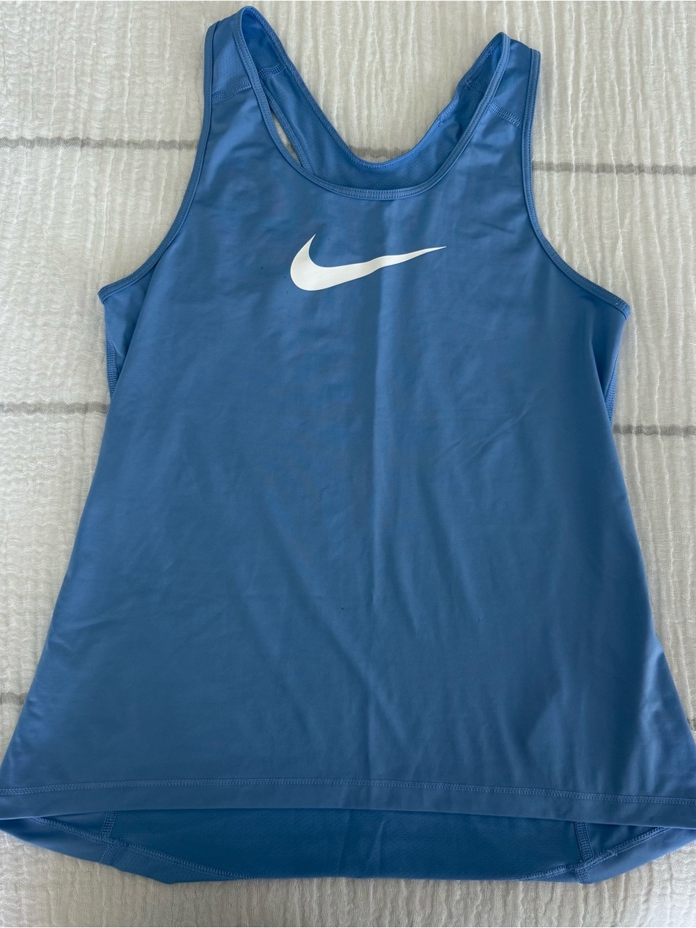 Nike Pro Dryfit Light Blue Performance Razor Back Tank Top